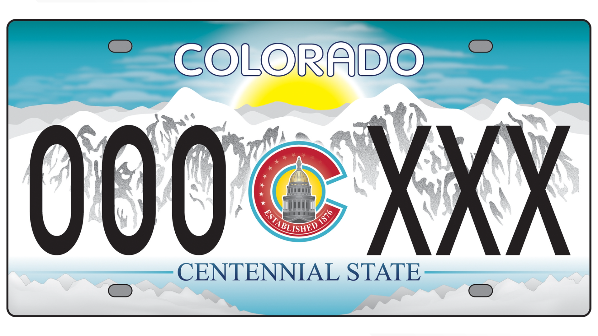 Colorado debuts the new 150th anniversary car license plate