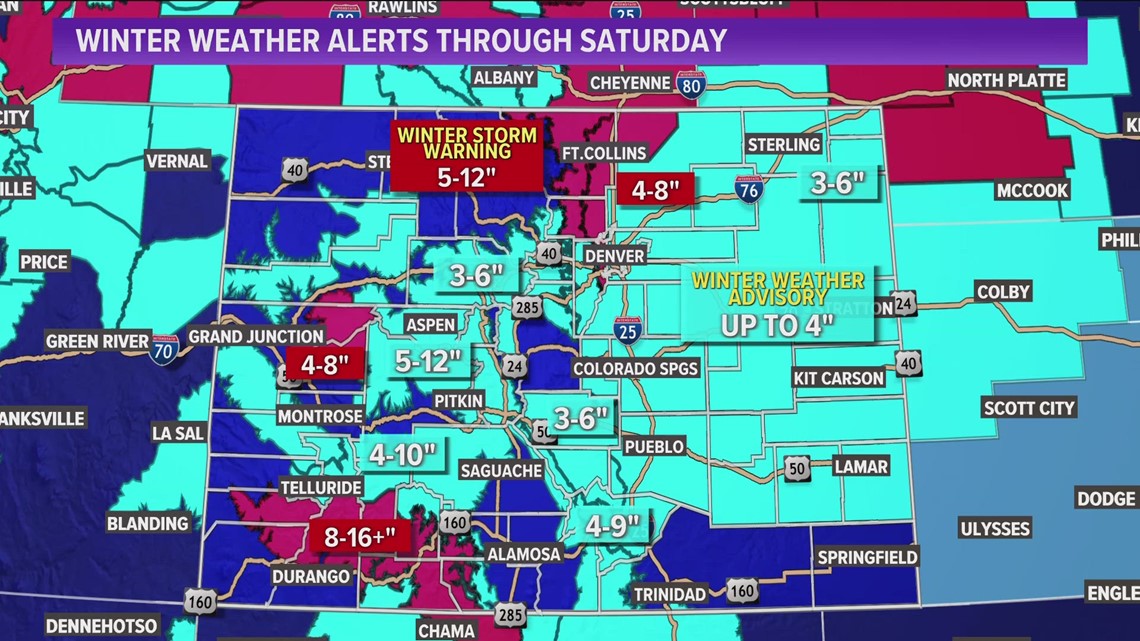 Latest Headlines | Cold Temperatures And Snow Headed To Colorado ...