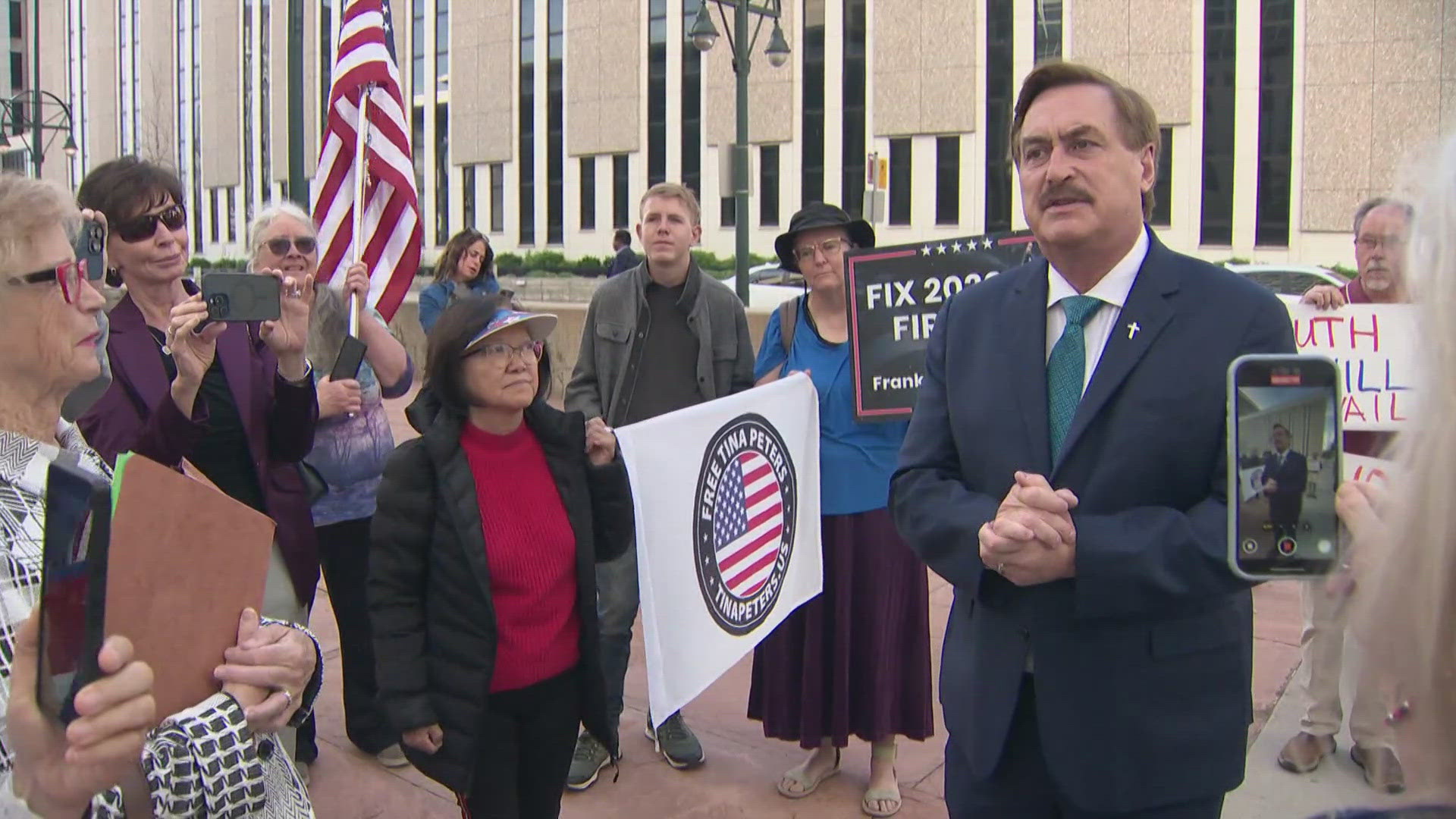 Attorneys for Mike Lindell filed a motion asking a judge to dismiss $300,000 in punitive damages over defamation claims.