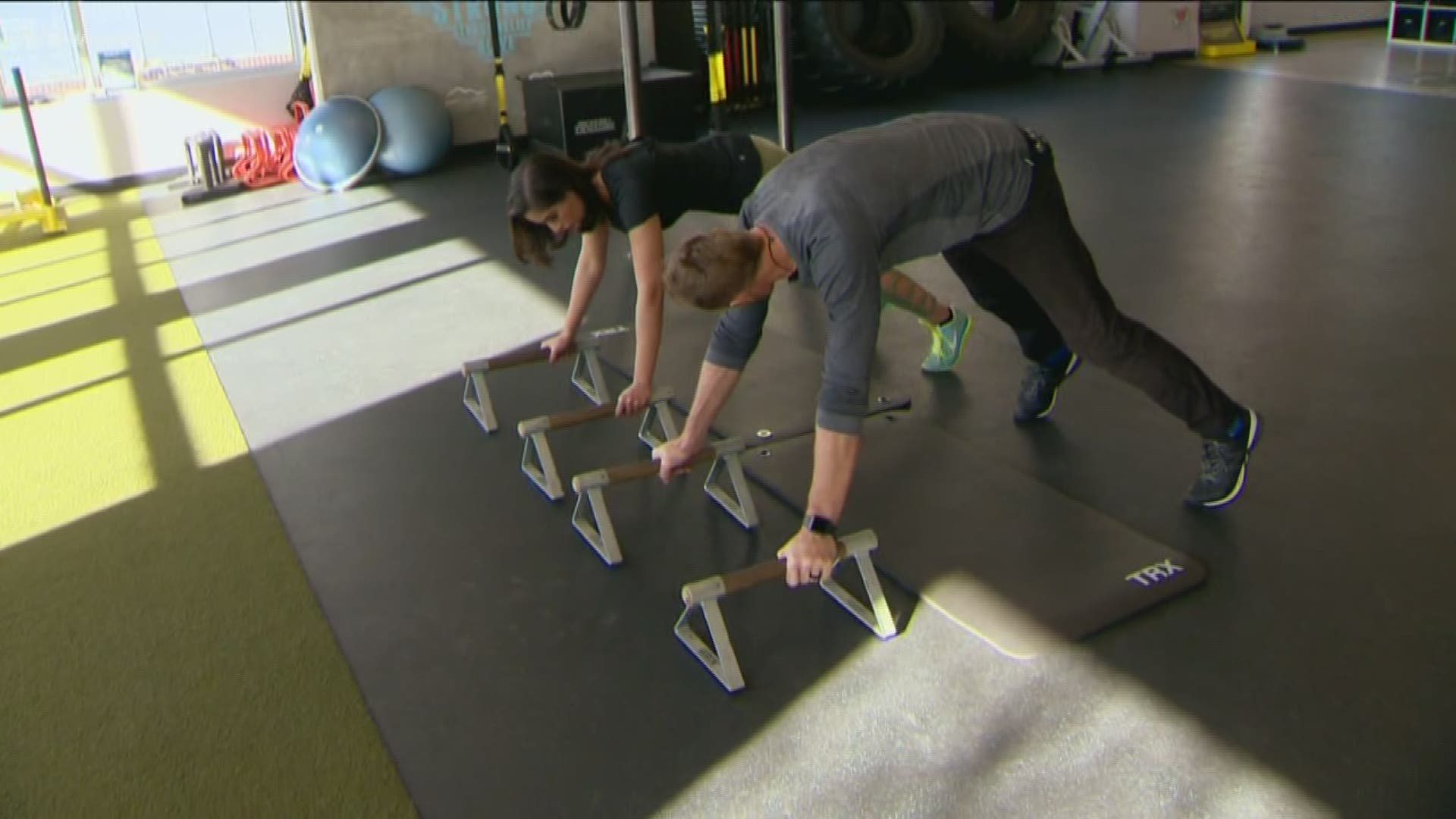 Justin and Natasha show us four ways to conquer the push-up and stay strong in 2020.