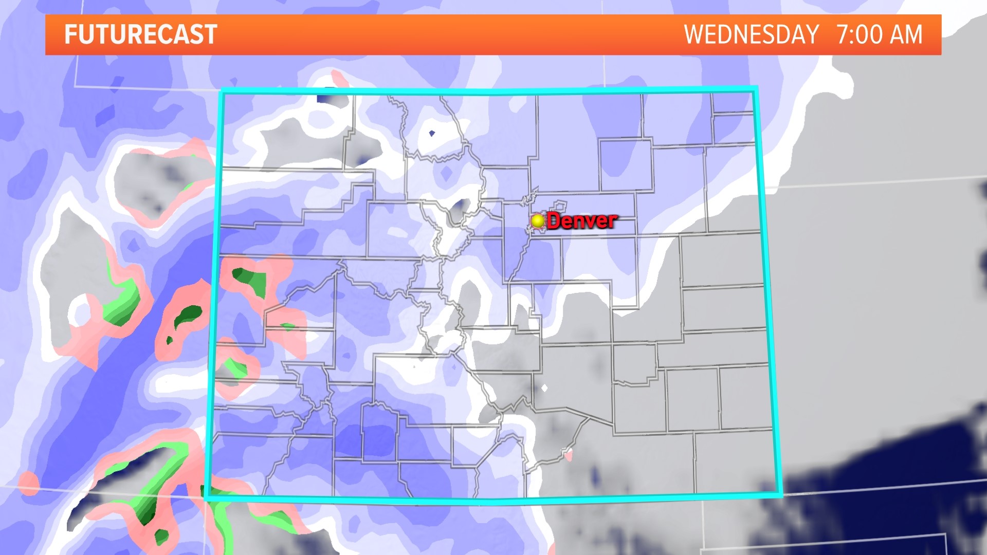 How much snow to expect as arctic winter cold front hits Colorado ...