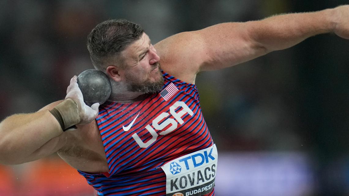 How much does a shot put weigh at the Olympics? | 9news.com