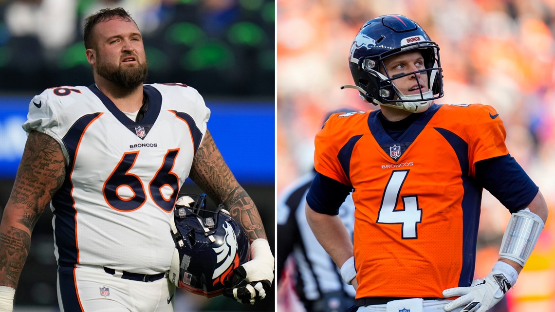 Dalton Risner and Brett Rypien break bread after Broncos fight