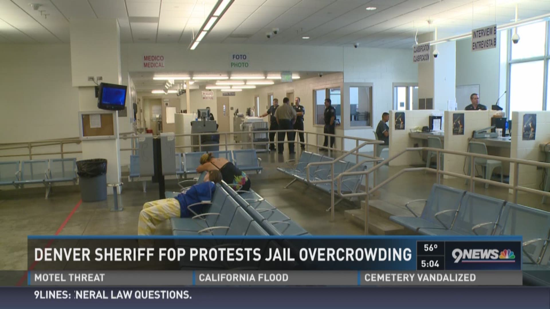 FOP protests overcrowding at Denver jail, says it's unsafe for inmates