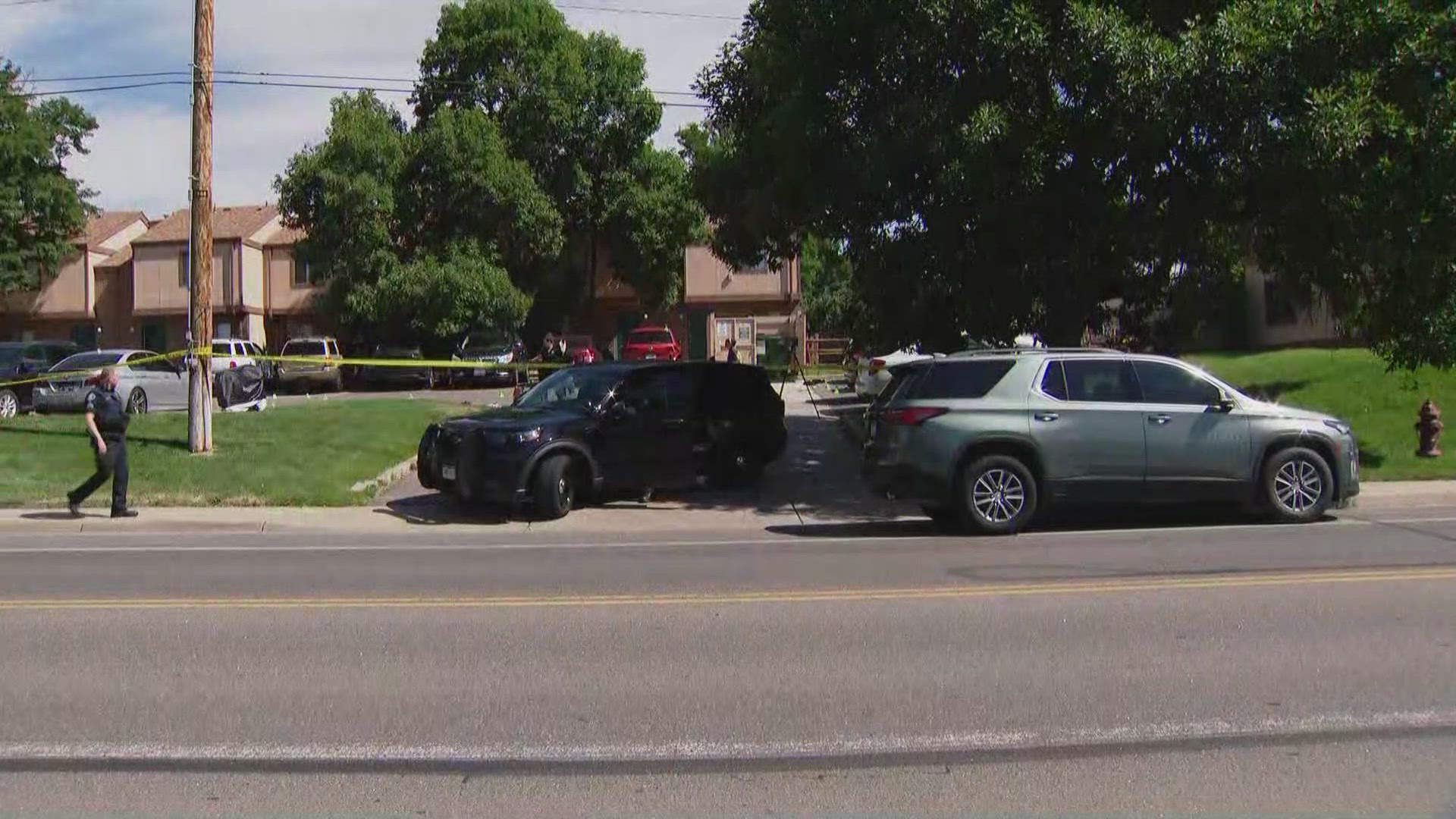 The shooting happened around 1:20 a.m. at the Windrift Apartments, according to police.