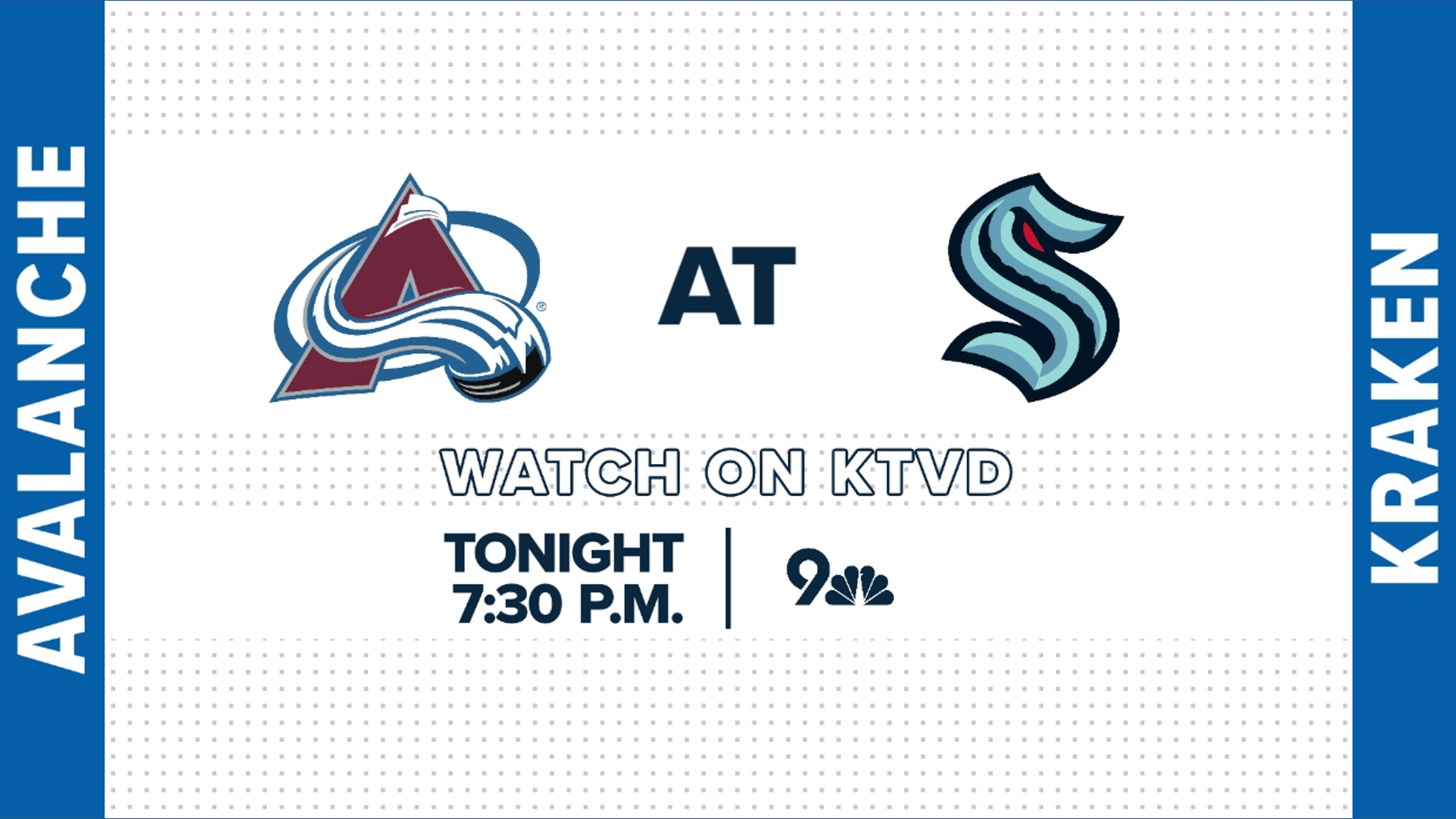 Avalanche Vs Kraken Here S How To Watch For Free Thursday 9news Com Af692105 4e37 44a0 Afed 1920x1080 