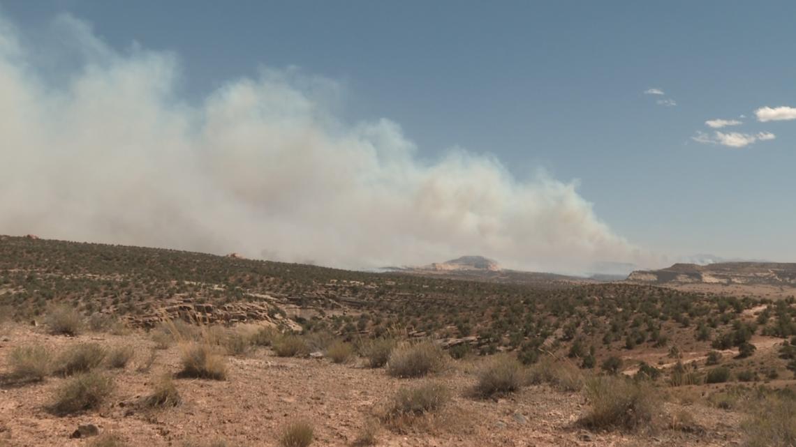 Utah Wildfires Spread to Colorado on Western Slope