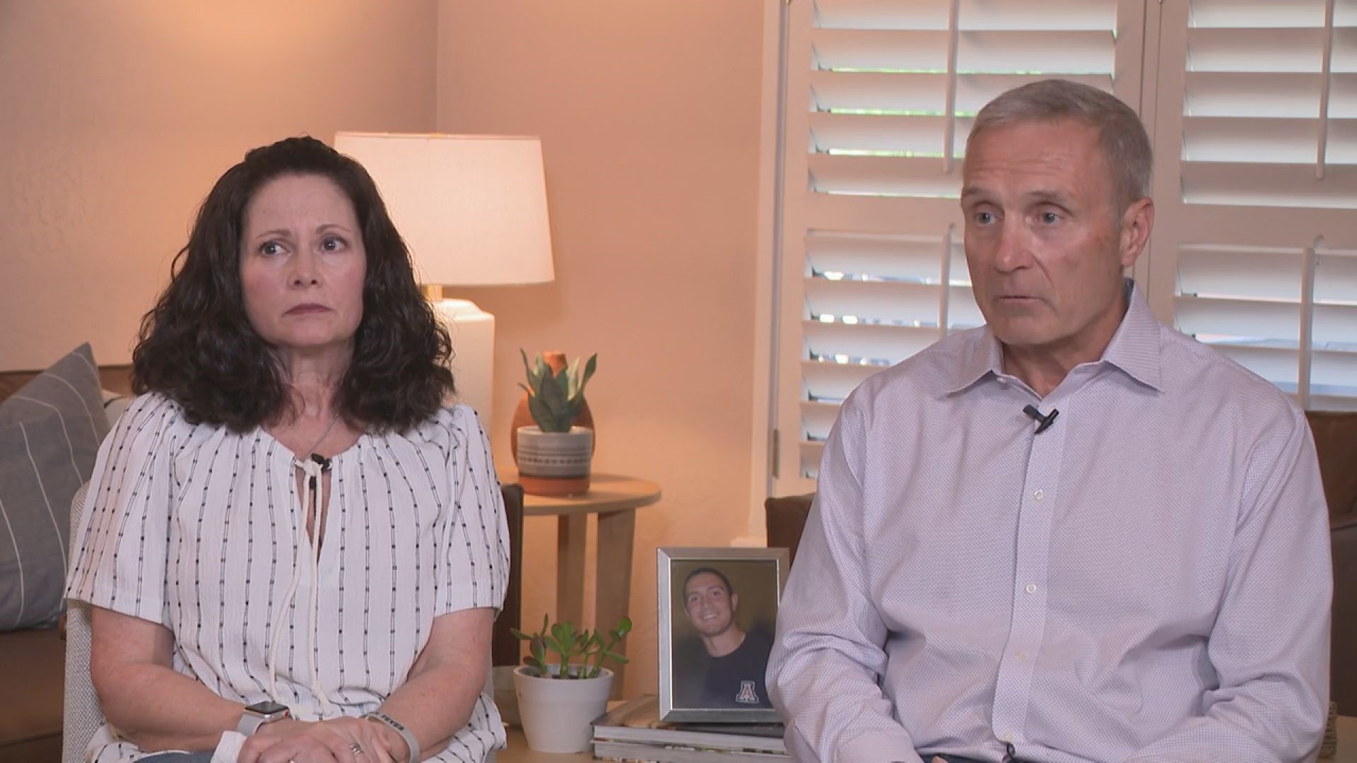Tom and Caren Teves, whose son Alex was killed in the 2012 shooting, started a campaign to give less attention to mass shooters.