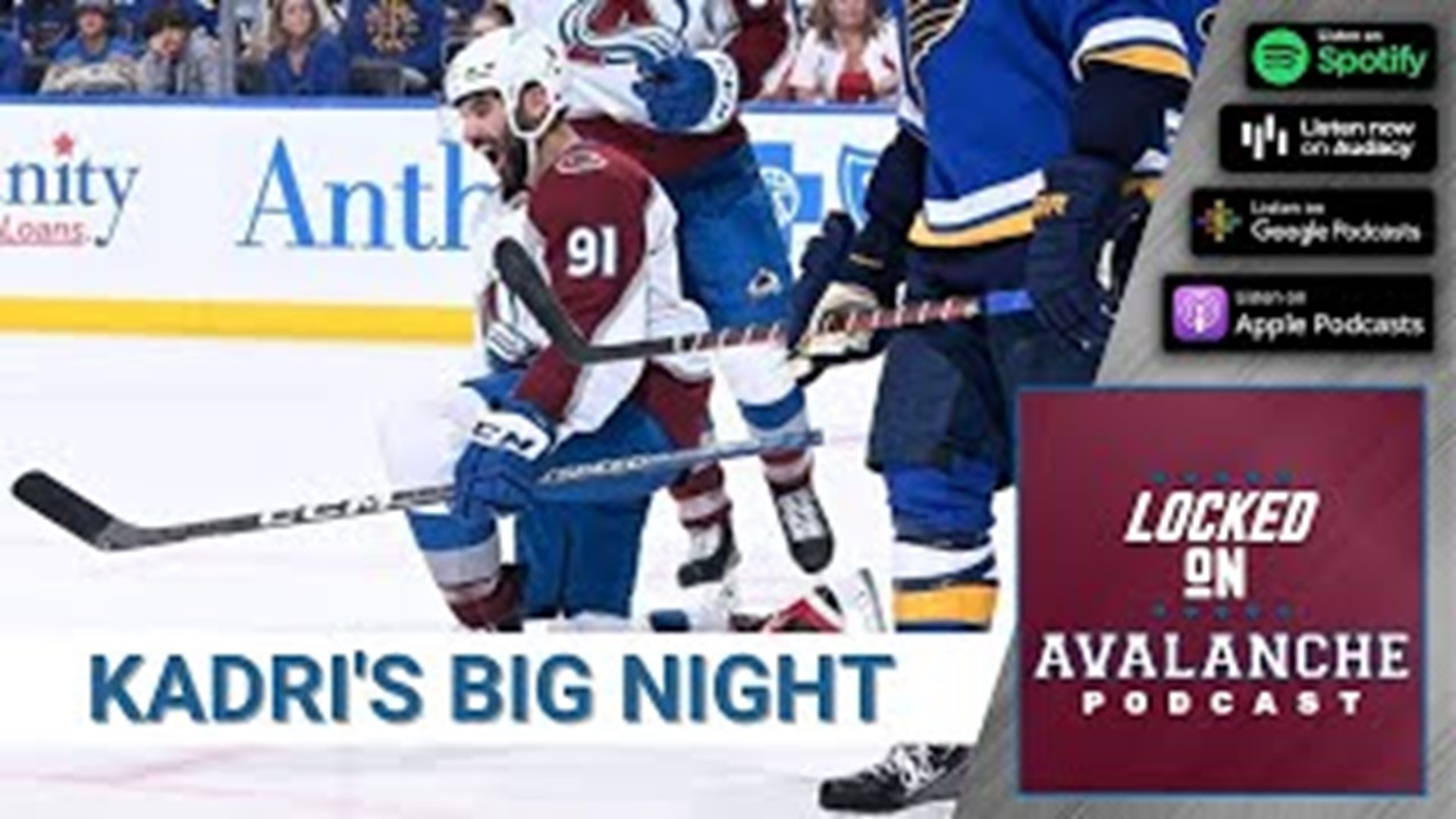 Kadri helped his Colorado Avalanche to a 6-3 win over the St. Louis Blues and now take a commanding 3-1 series lead back to Denver.