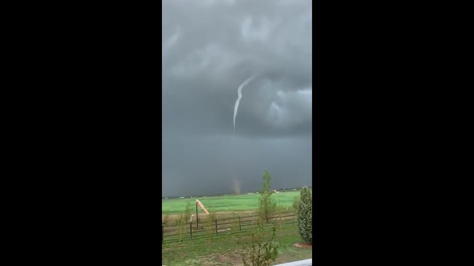 Tim and Connie Sloan captured this video of a tornado near Bennett, Colorado, on May 23, 2021.