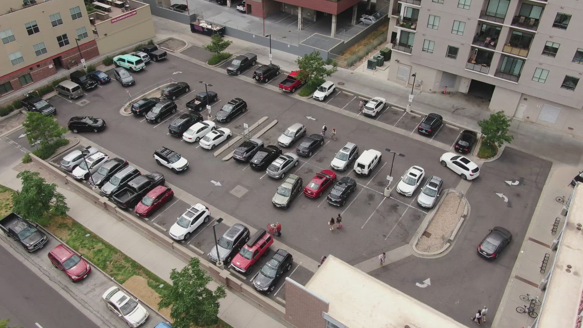 Trader Joe's parking lots in Colorado are tailored to the store's size.
