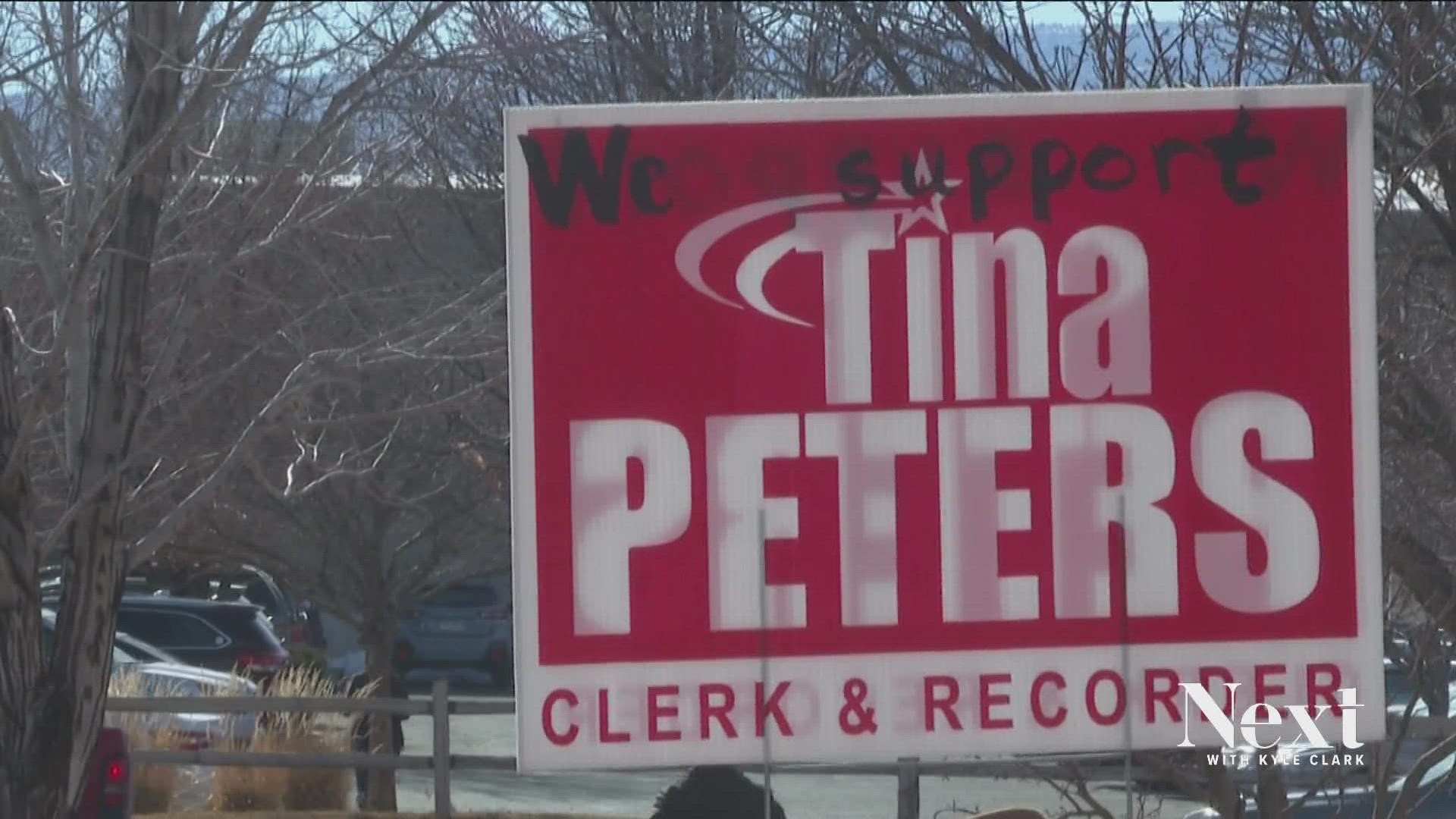 She's running to oversee Colorado's elections, but Tina Peters will not be allowed to run elections in Mesa County, where she's the clerk.