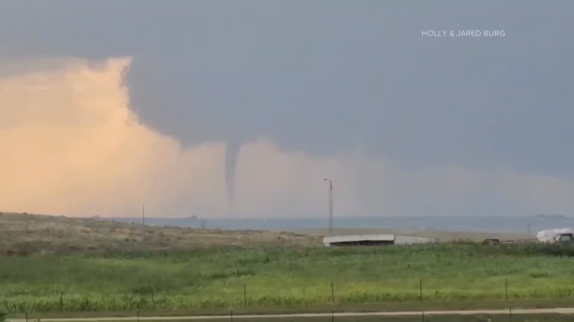 Tornado seen from Wray, Colorado Tuesday afternoon. Video courtesy Holly and Jared Brug.