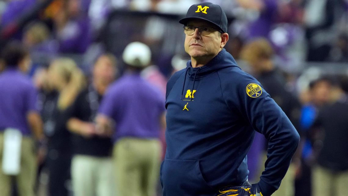 Harbaugh stays at Michigan after second Broncos interview 