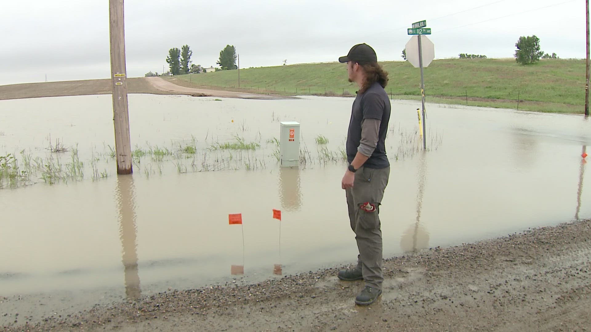 It's been a record-setting year for rain, and people living in one part of unincorporated Adams County say floodwaters keep blocking their only neighborhood access.