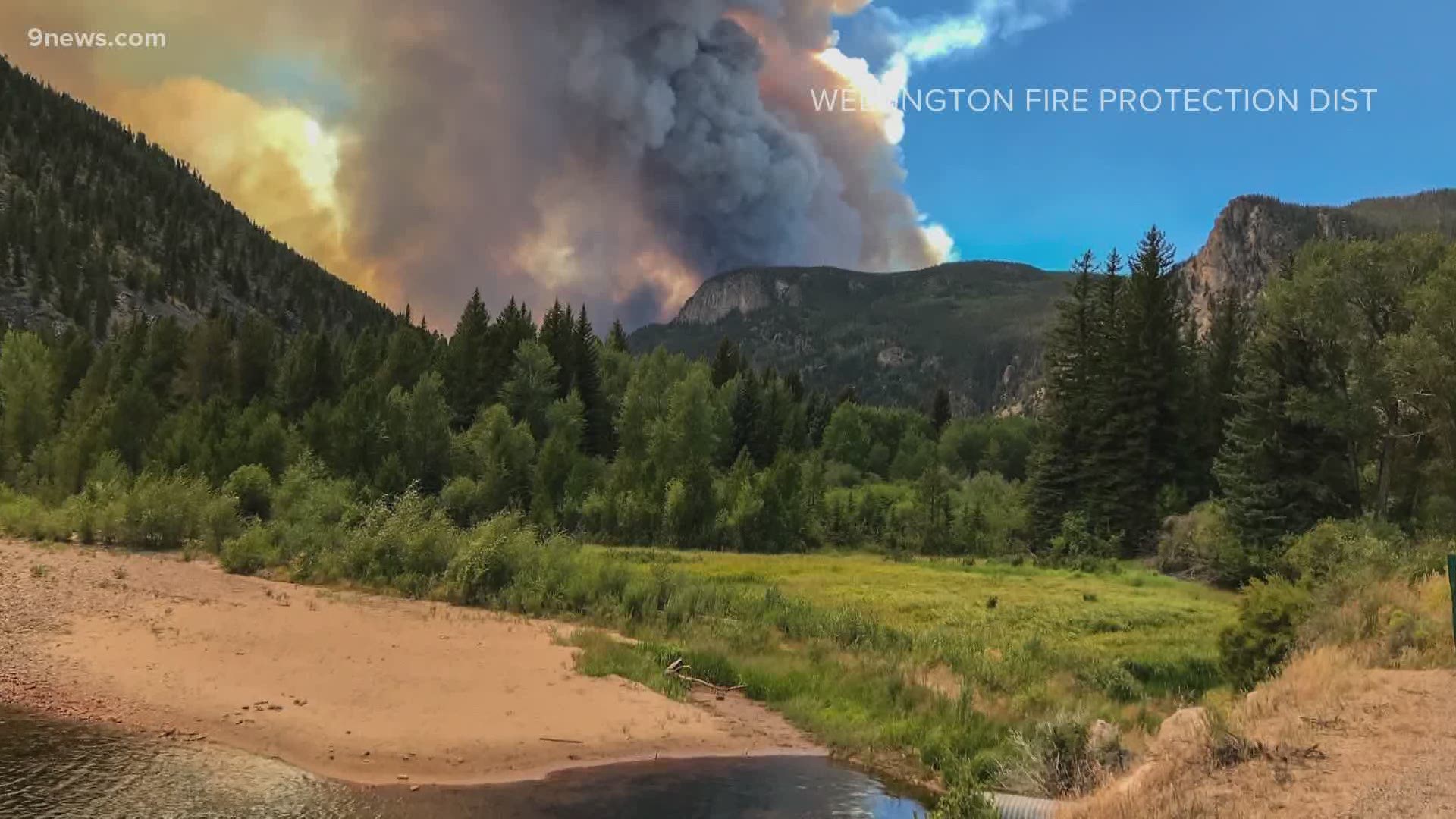 Multiple wildfires are burning in Colorado's mountains.