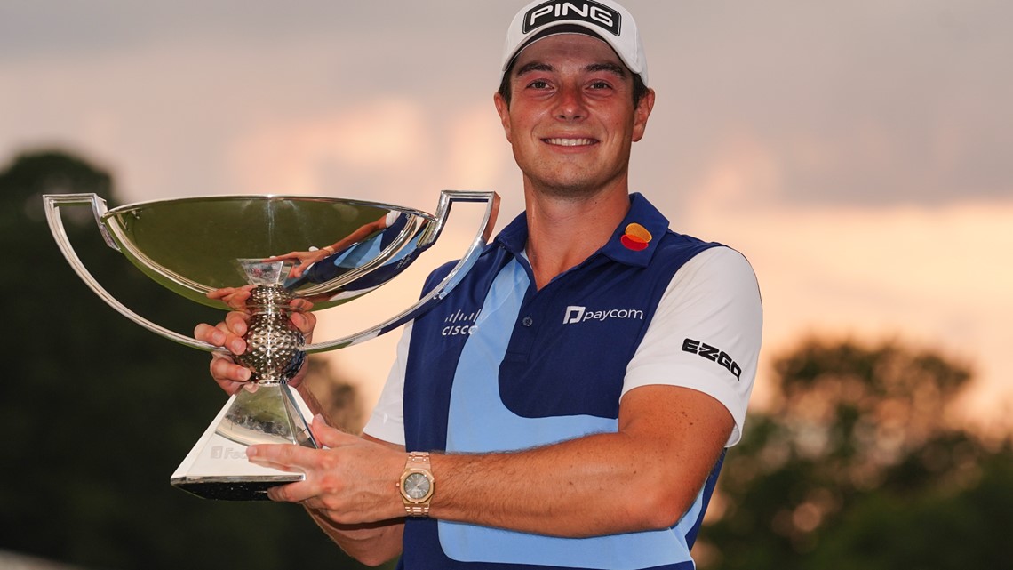 Viktor Hovland Wins 2023 FedEx Cup | 9news.com