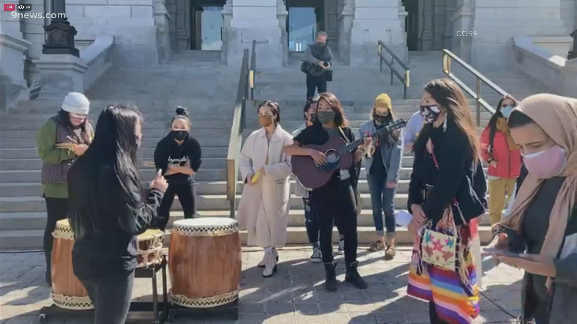 After an increased amount of hate and violence against the AAPI community, the rally was organized to stand in solidarity against Asian hate.