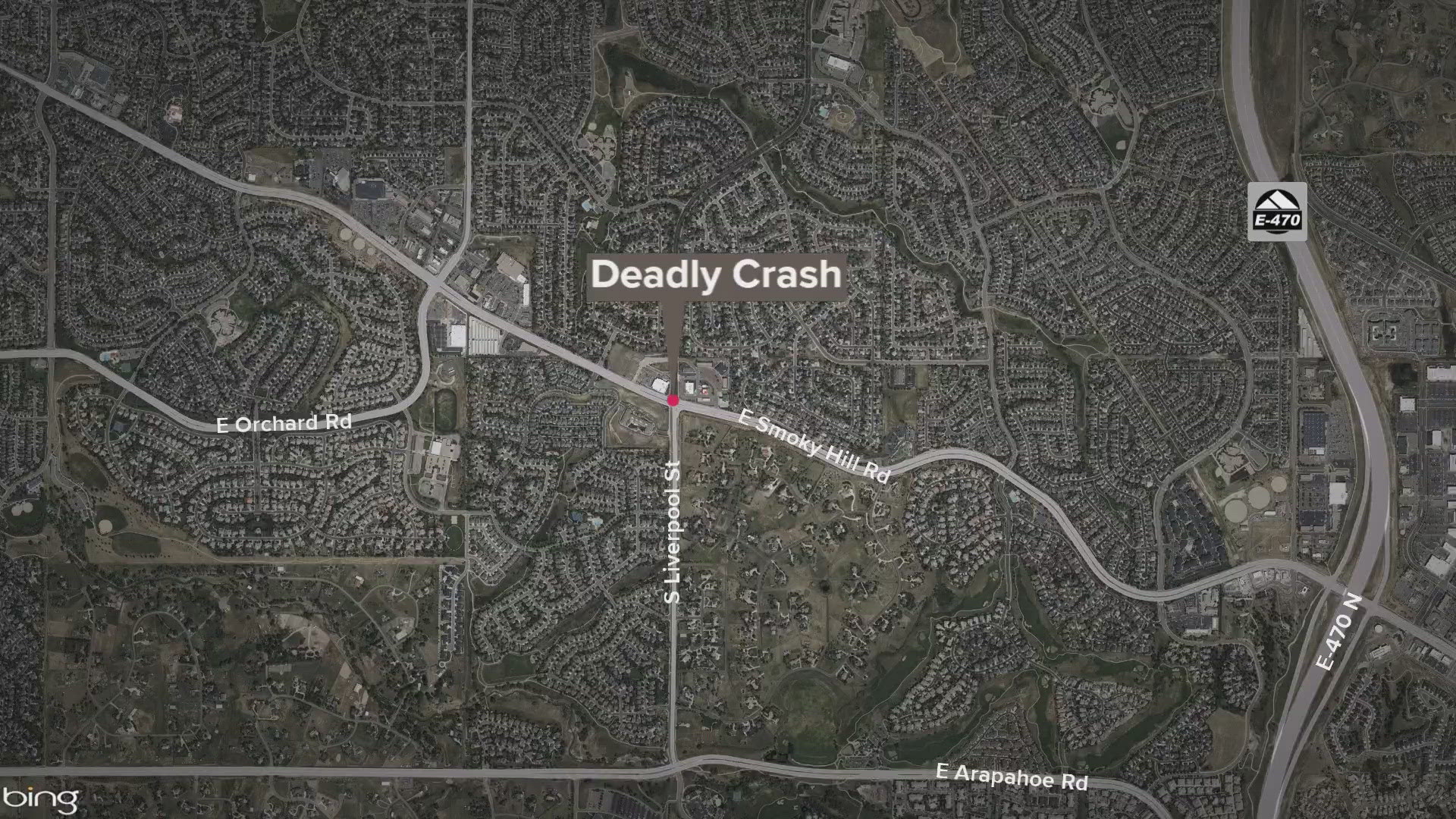 The head-on crash happened around noon at the intersection just west of E-470 near the Southlands shopping center.