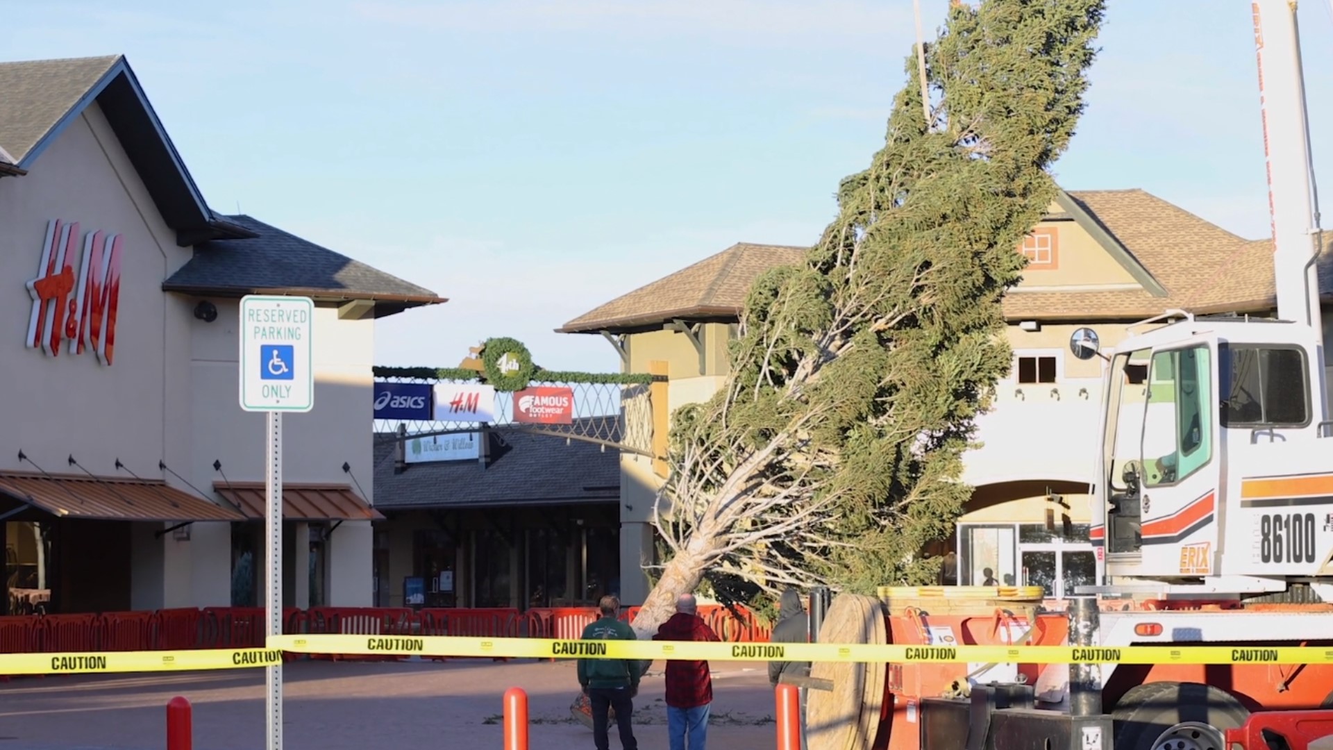 Santa will be lighting the 55-foot-tall Christmas Tree at Outlets at Castle Rock on Saturday, Nov. 13 in Castle Rock, Colorado.