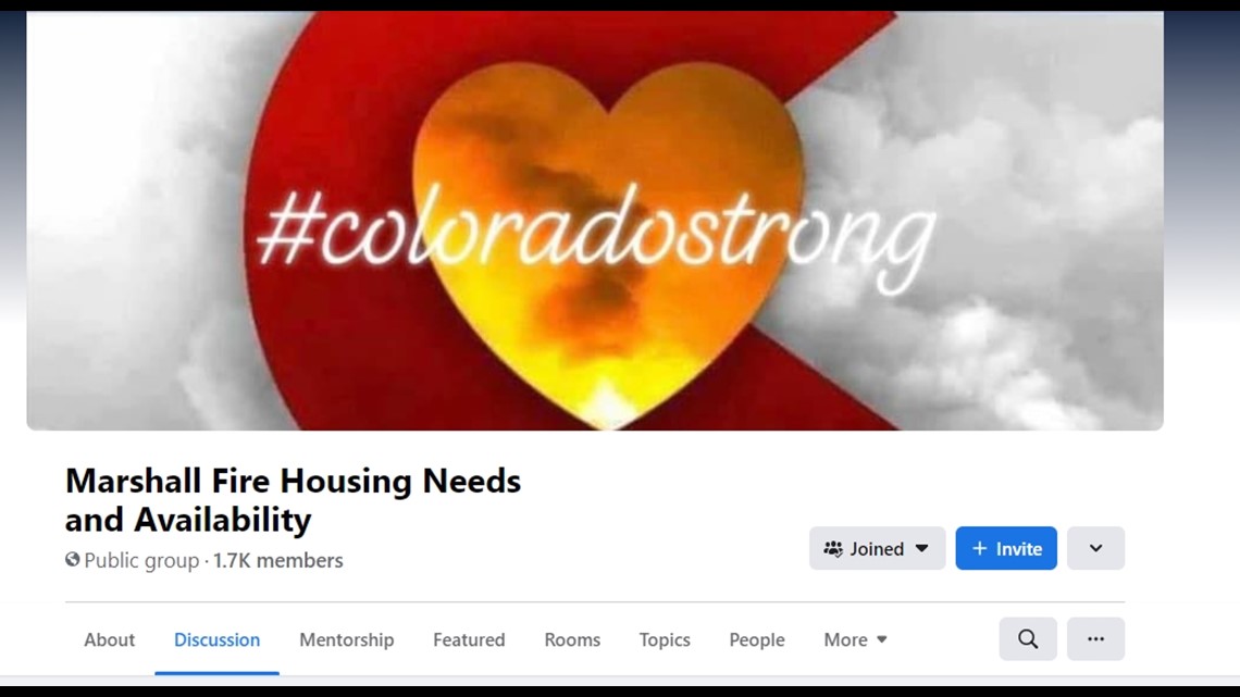 Marshall Fire: Facebook group helps find temporary housing - Vimarsana News