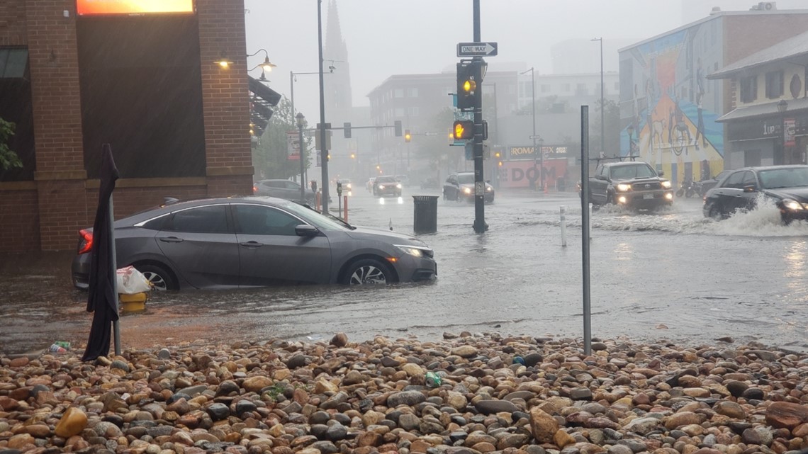 Here's how much rain fell around Denver on Sunday, Aug. 7, 2022