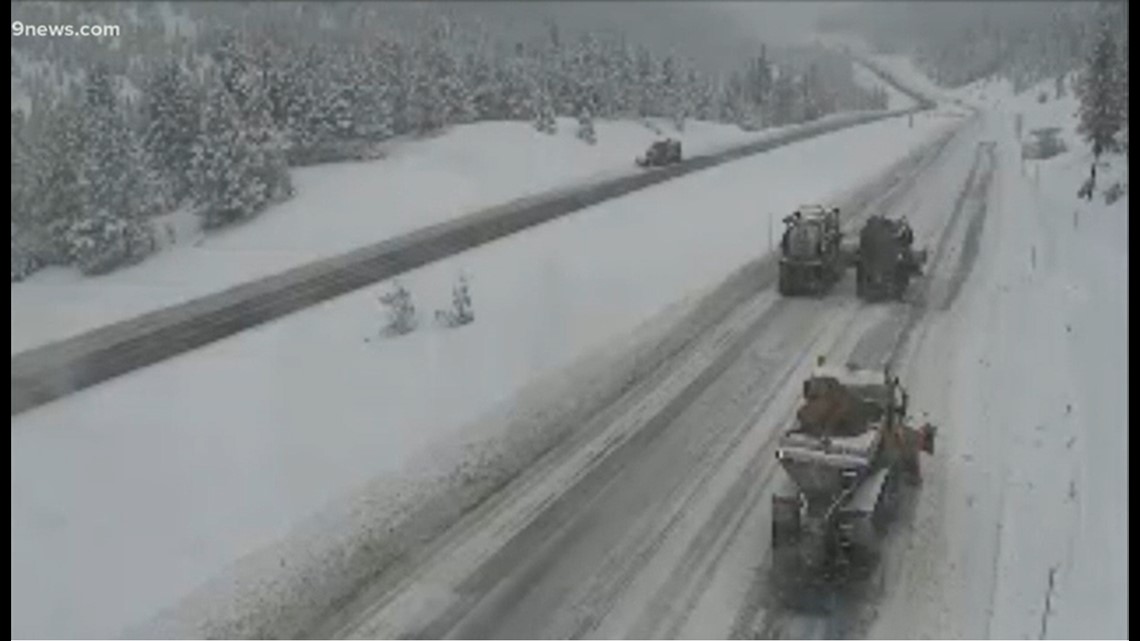 Sunday's storm brings messy travel conditions and shut downs for parts of U.S. 40 and I-70