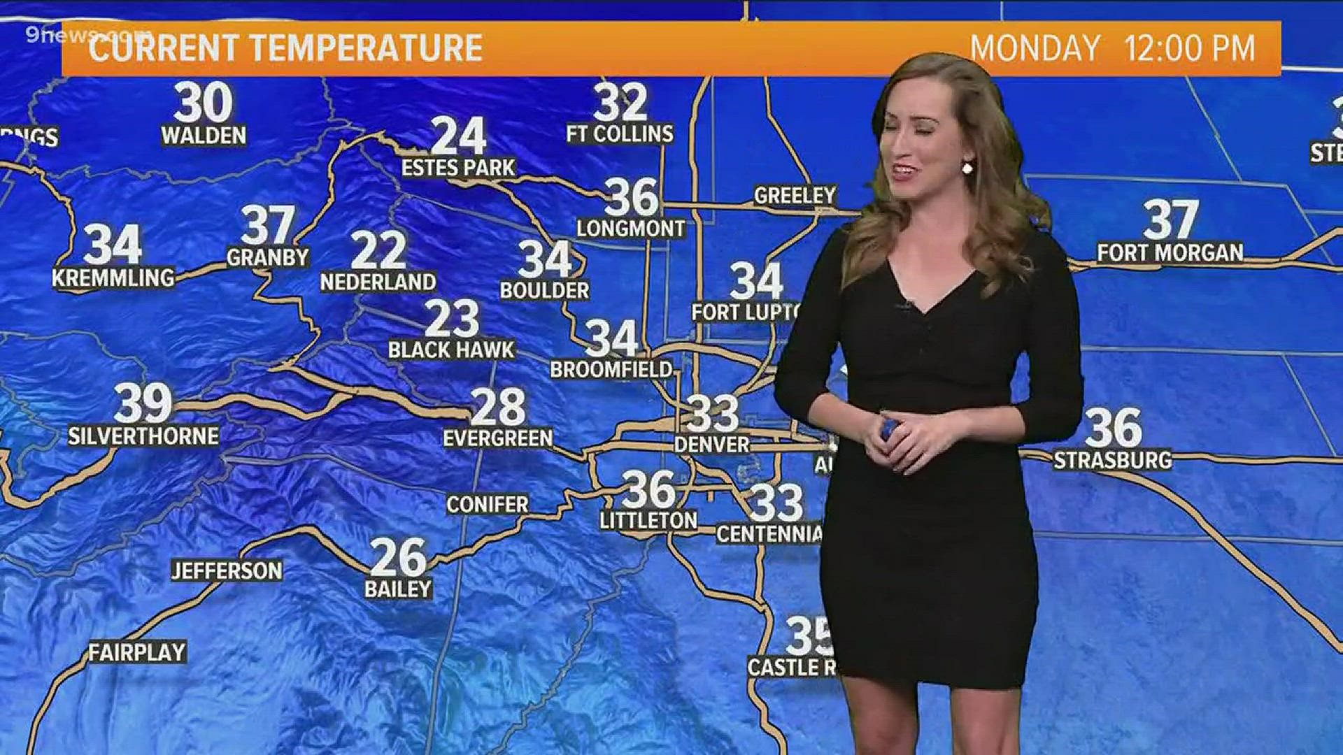 A chilly afternoon with rain and snow expected for the Front Range. Kylie Bearse has your Monday afternoon forecast.