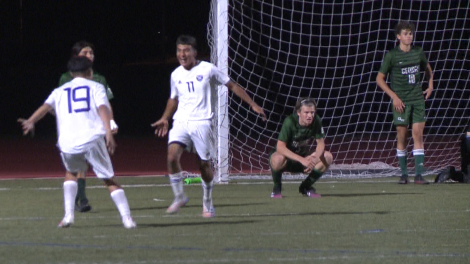 The Vikings defeated the Patriots with a golden goal from Abel Torres-Zavala in double overtime.