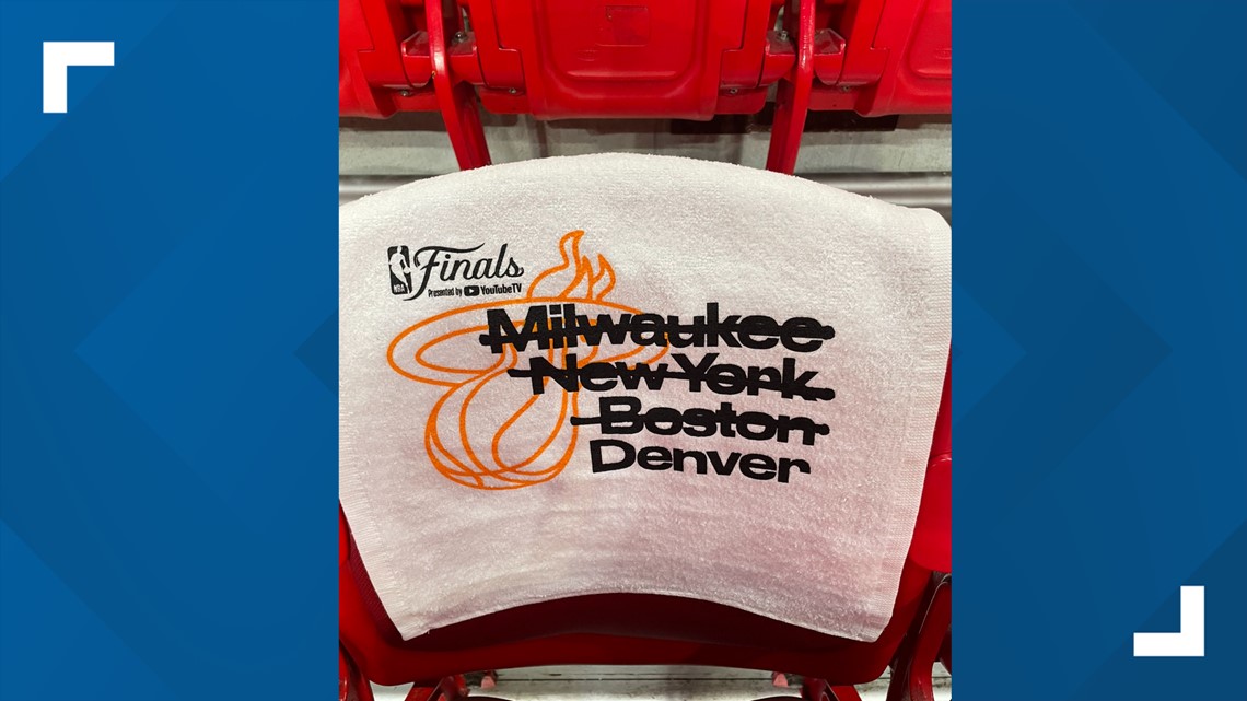 Denver Nuggets NBA Colorblock Personalized Beach Towel