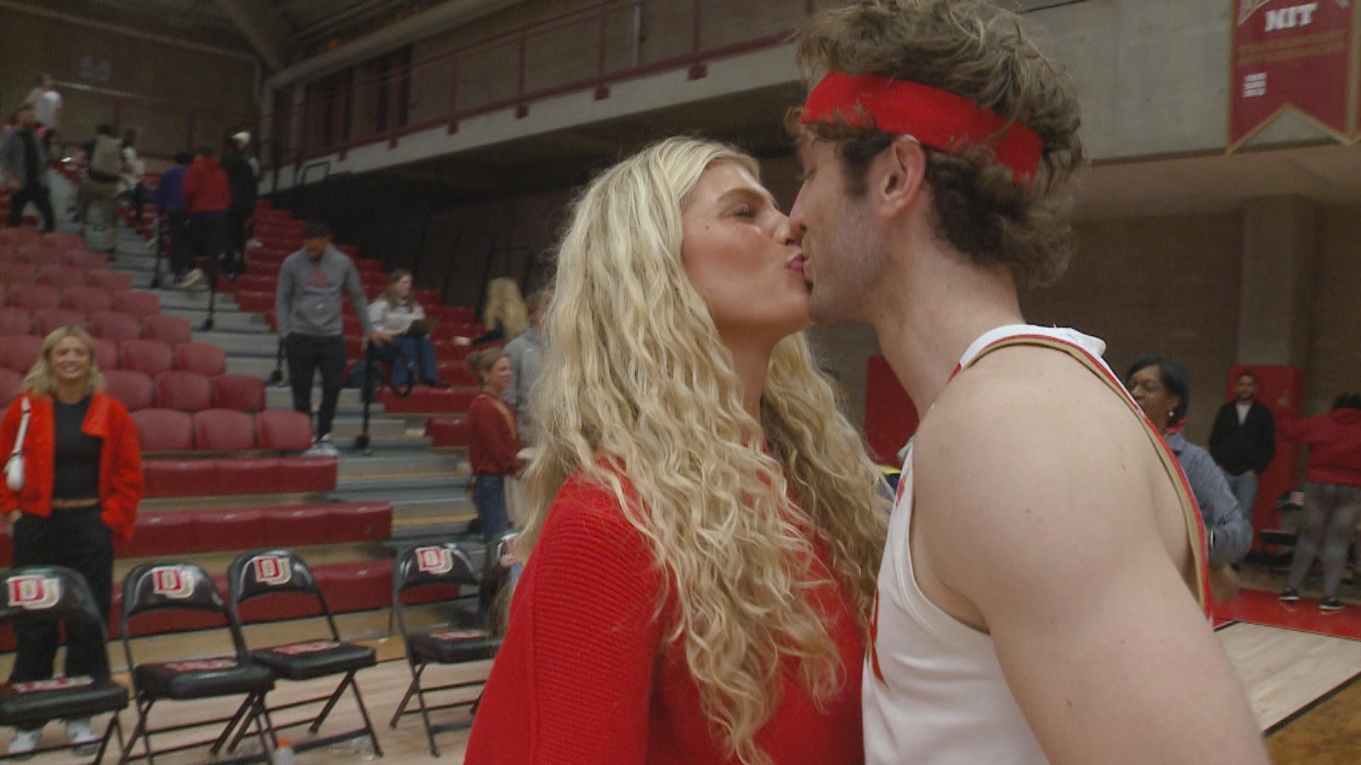 DU Pioneers fifth year guard Jaxon Brenchley always has his biggest fan watching his games, his wife Jace.