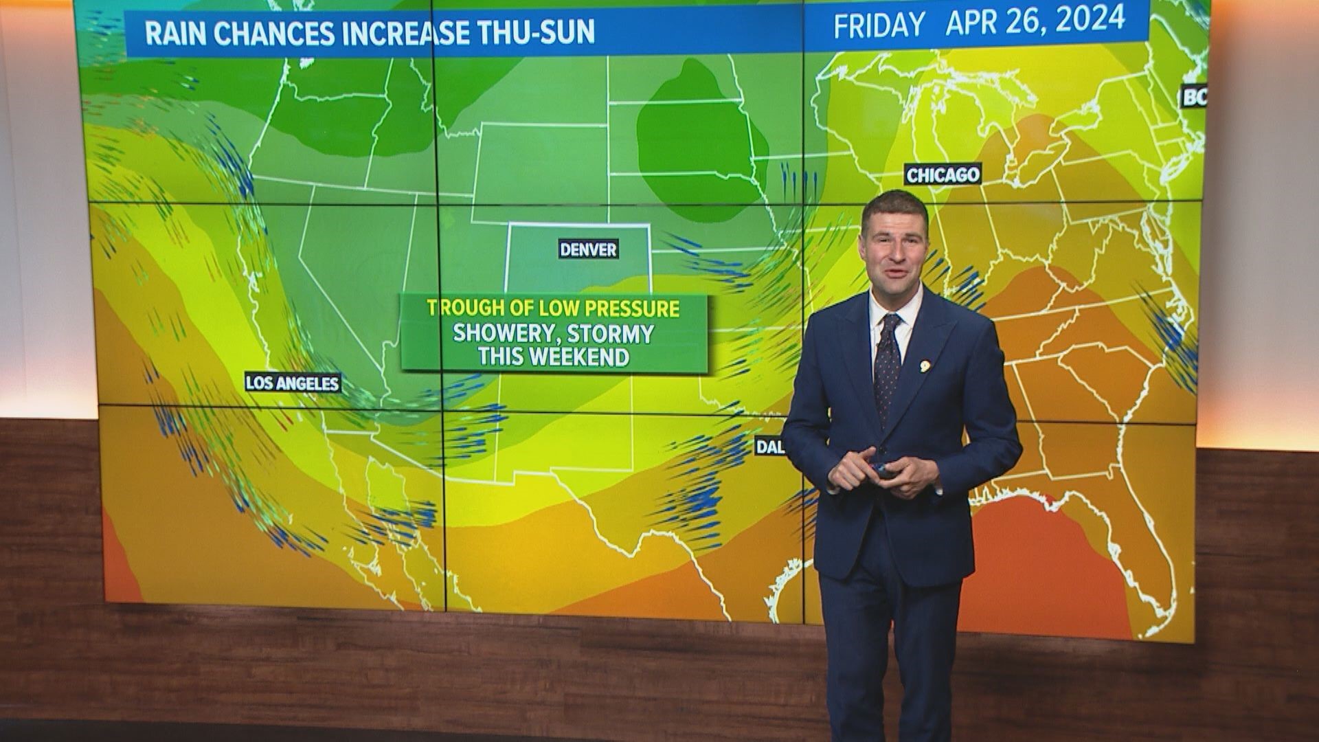 Meteorologist Chris Bianchi explains how Mother Nature has been choosing weekends to give us moisture and storms.