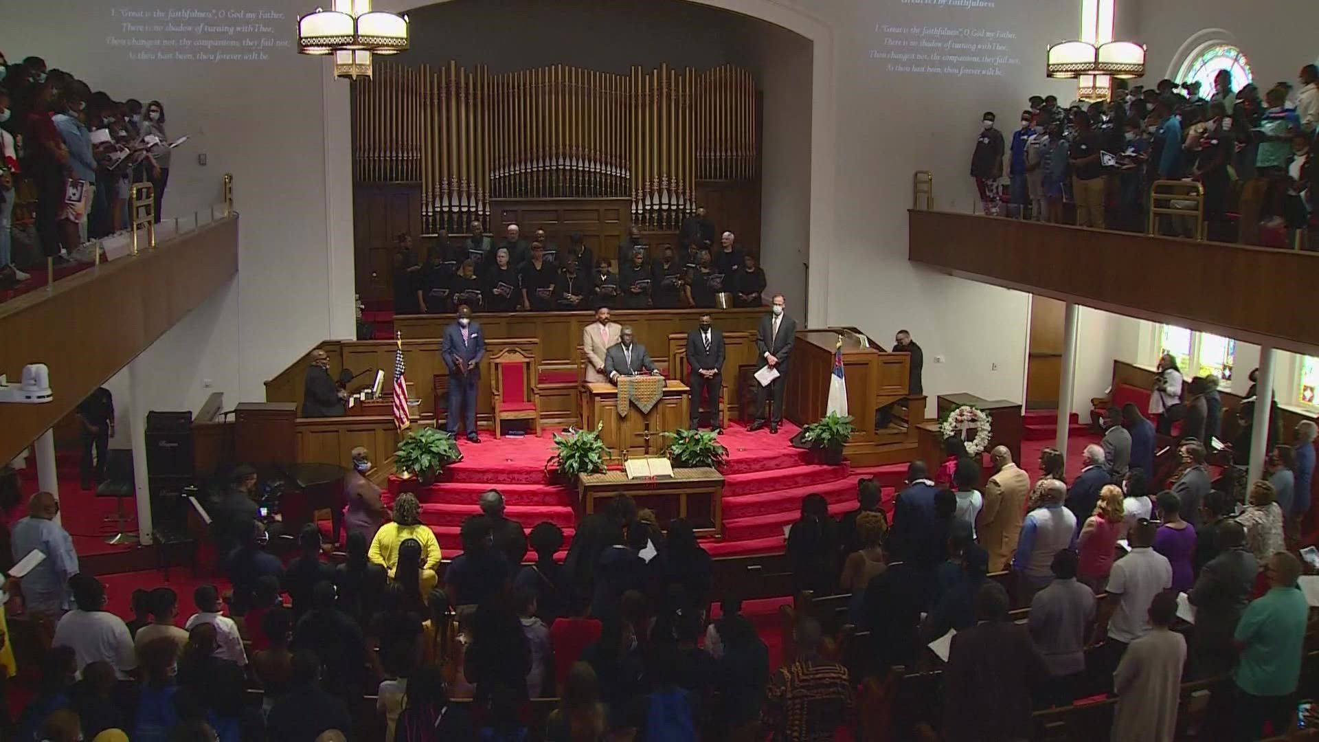 The 16th street Baptist Church held a day of remembrance, 59 years after the church was bombed by the KKK.