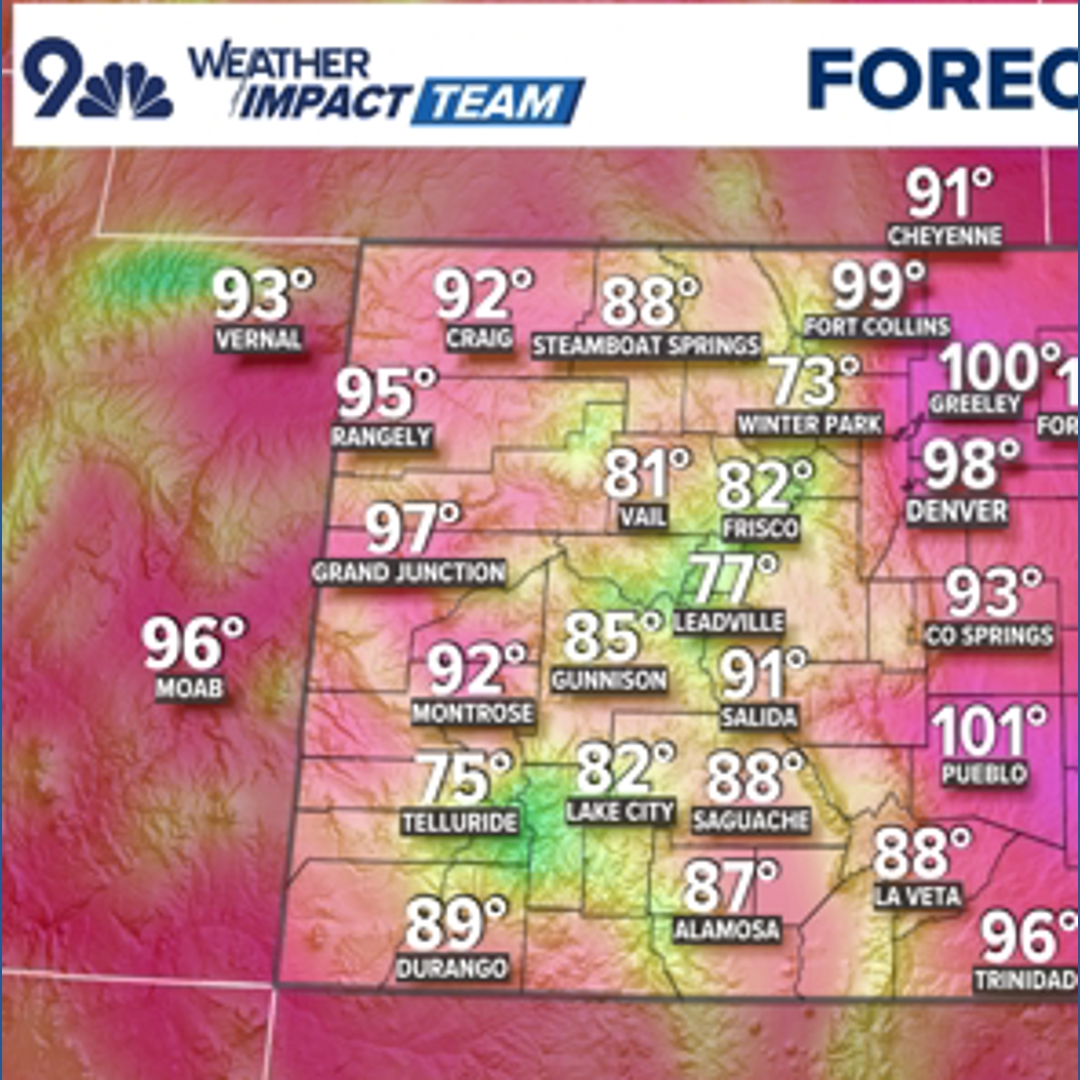 Denver faces record heat with highs near 100°, wildfire smoke in ...