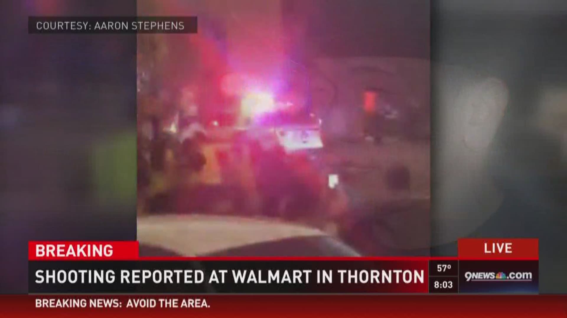 Aaron Stephens was at the self checkout when he heard gunshots inside the Walmart.