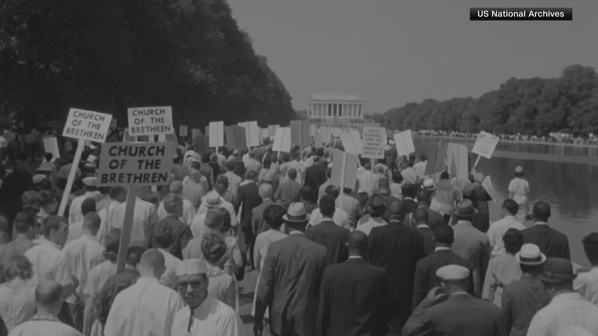 On August 28 1963, Dr. King delivered his 'I Have a Dream' speech to a crowd on the steps of the Lincoln Memorial during the March on Washington.