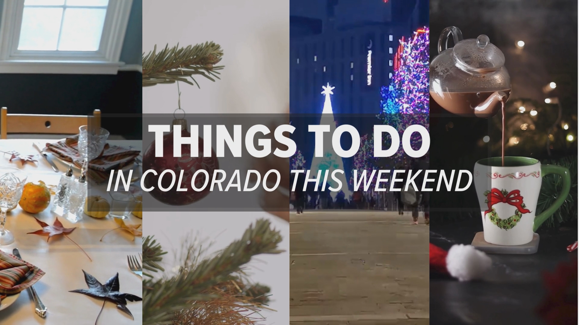 Colorado celebrates Thanksgiving and welcomes the holiday season with lightings, parades, "The Nutcracker" and more.