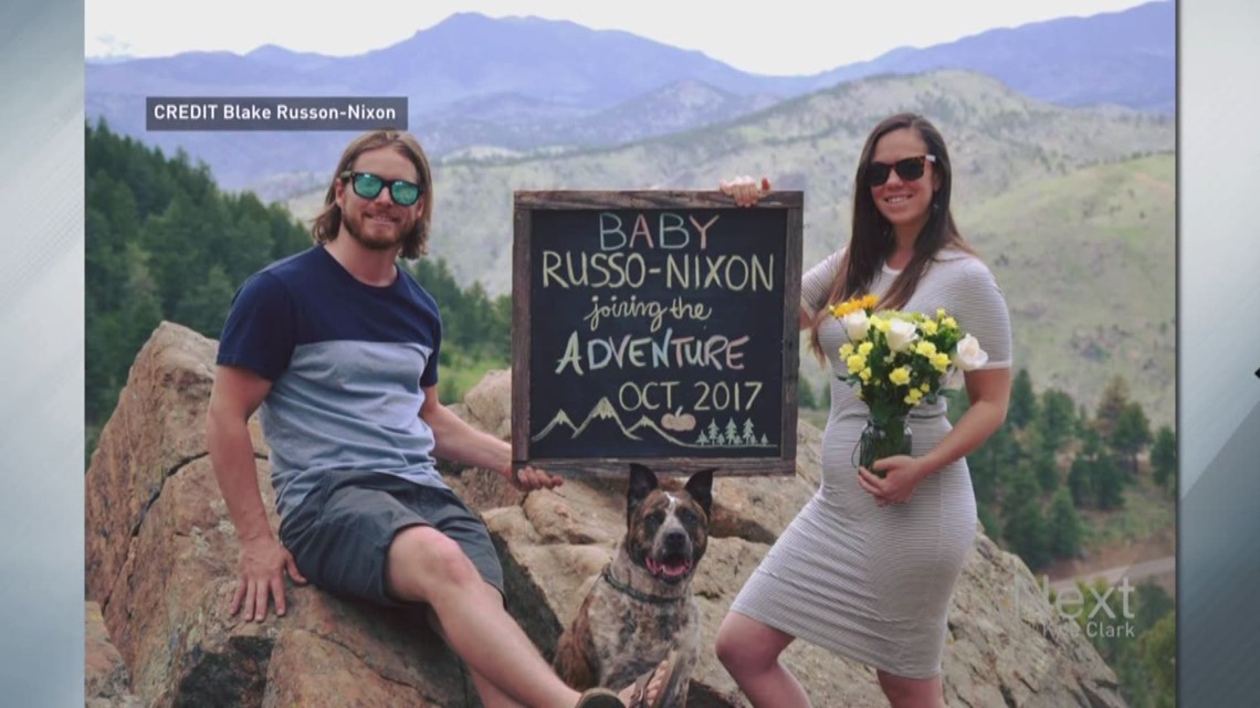 mountain baby announcement