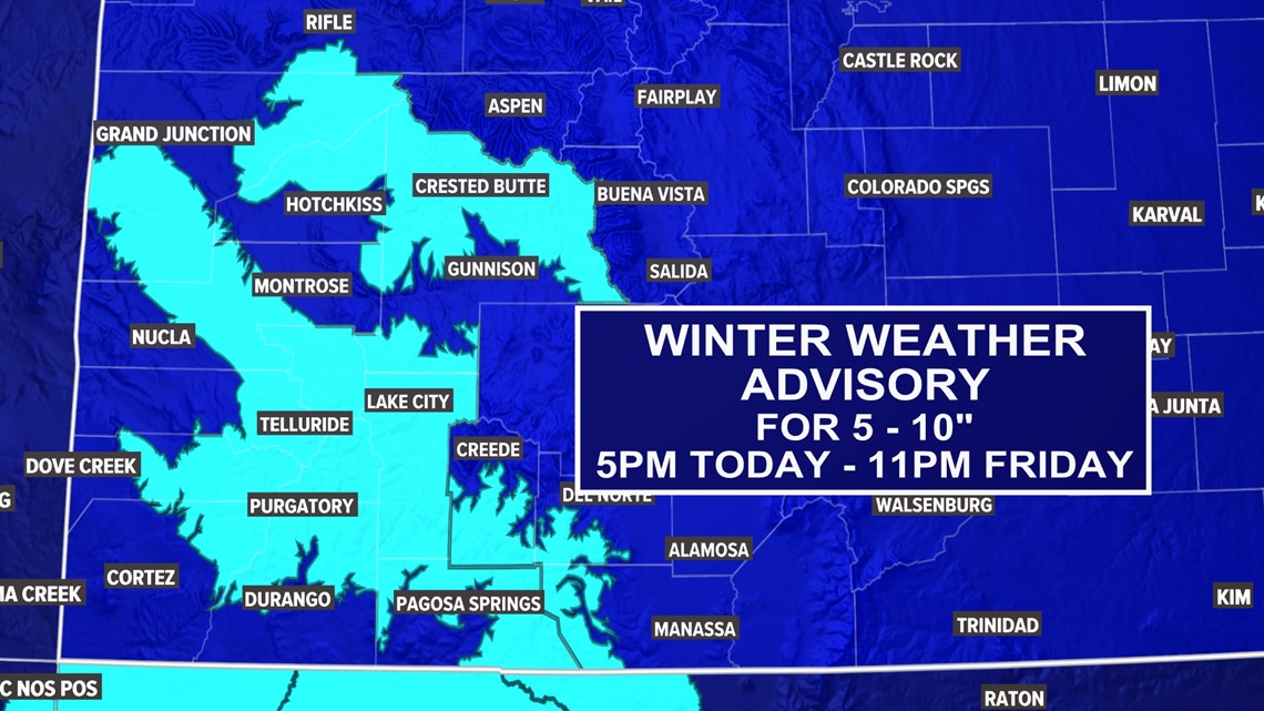 Frigid Cold Temps, Mountain Snow Return To Colorado This Week | 9news.com