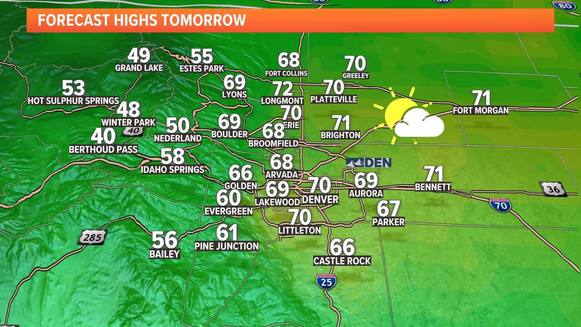 Mild Wednesday ahead of rain and snow chances | 9news.com