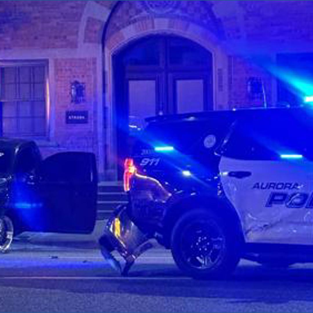 Aurora police arrest driver after pursuit into Denver | 9news.com