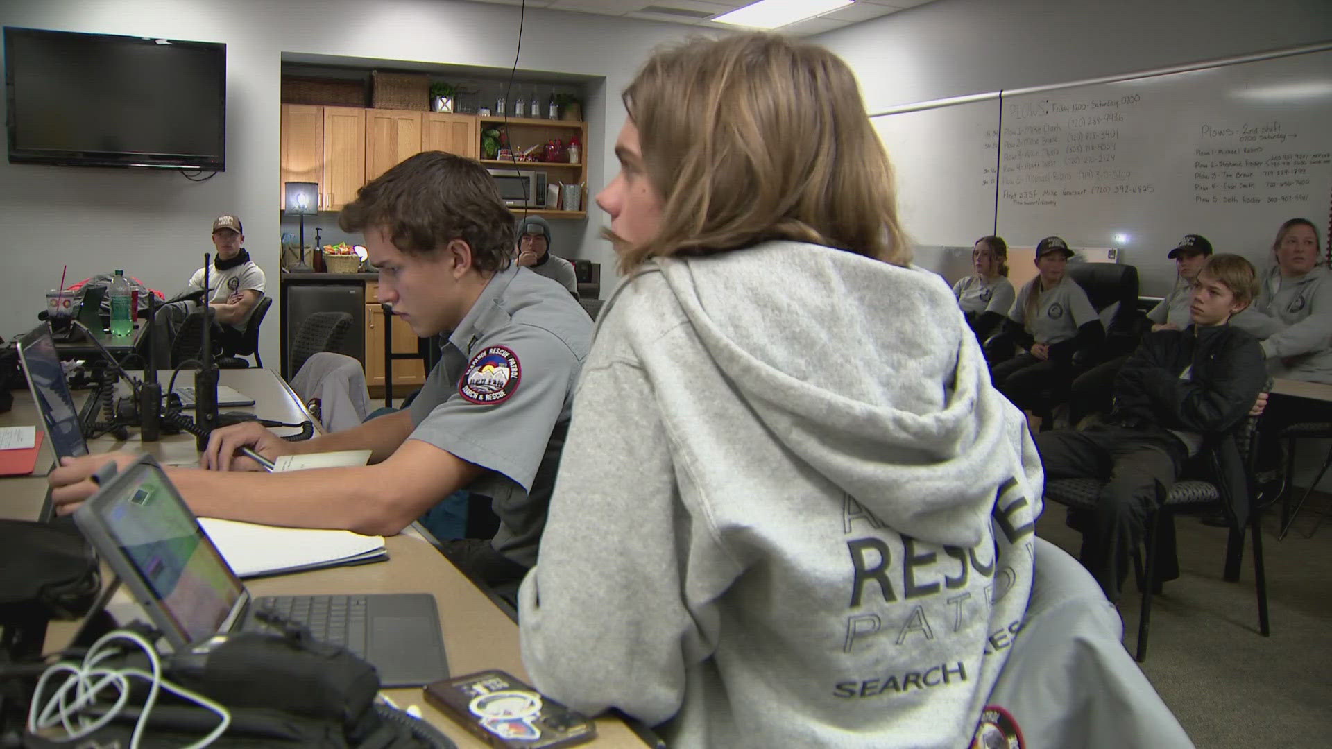 On Friday, as communities across Colorado braced for snow, members of South Metro Fire Rescue teamed up with high schoolers from the Arapahoe Rescue Patrol. 