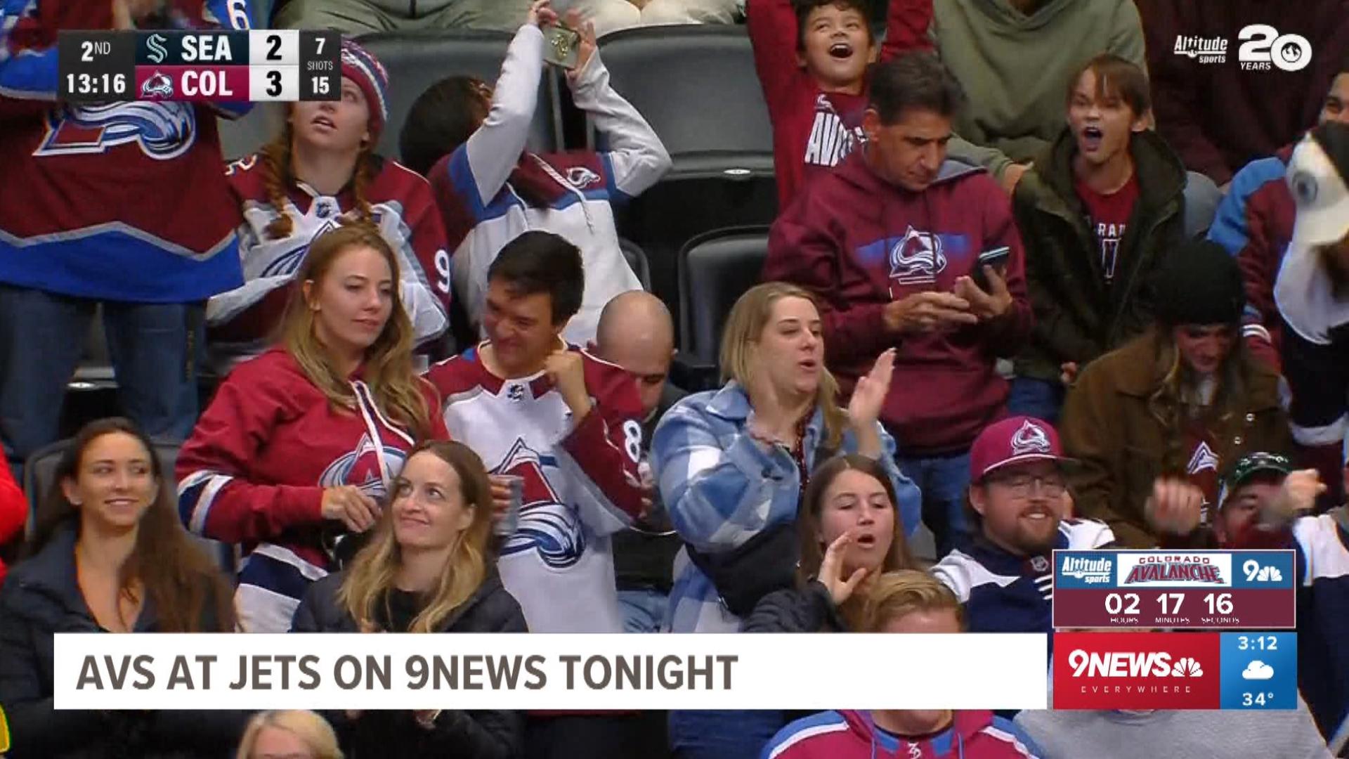 The Colorado Avalanche at Winnipeg Jets NHL game will be broadcast on 9NEWS and Channel 20.