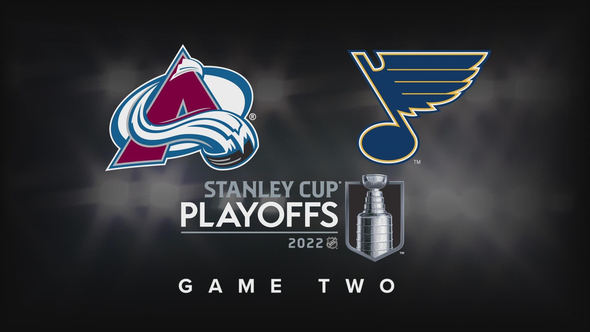 Colorado and St. Louis square off again in their second-round NHL playoff series Thursday night.
