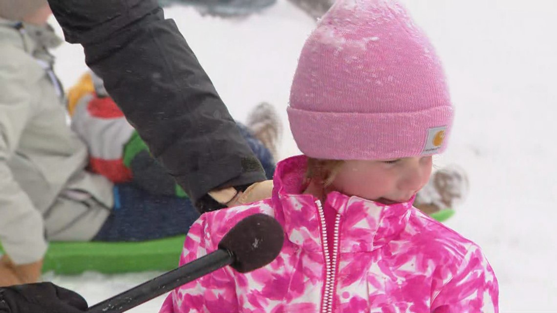 Steve Staeger spent his snow day scaring small children