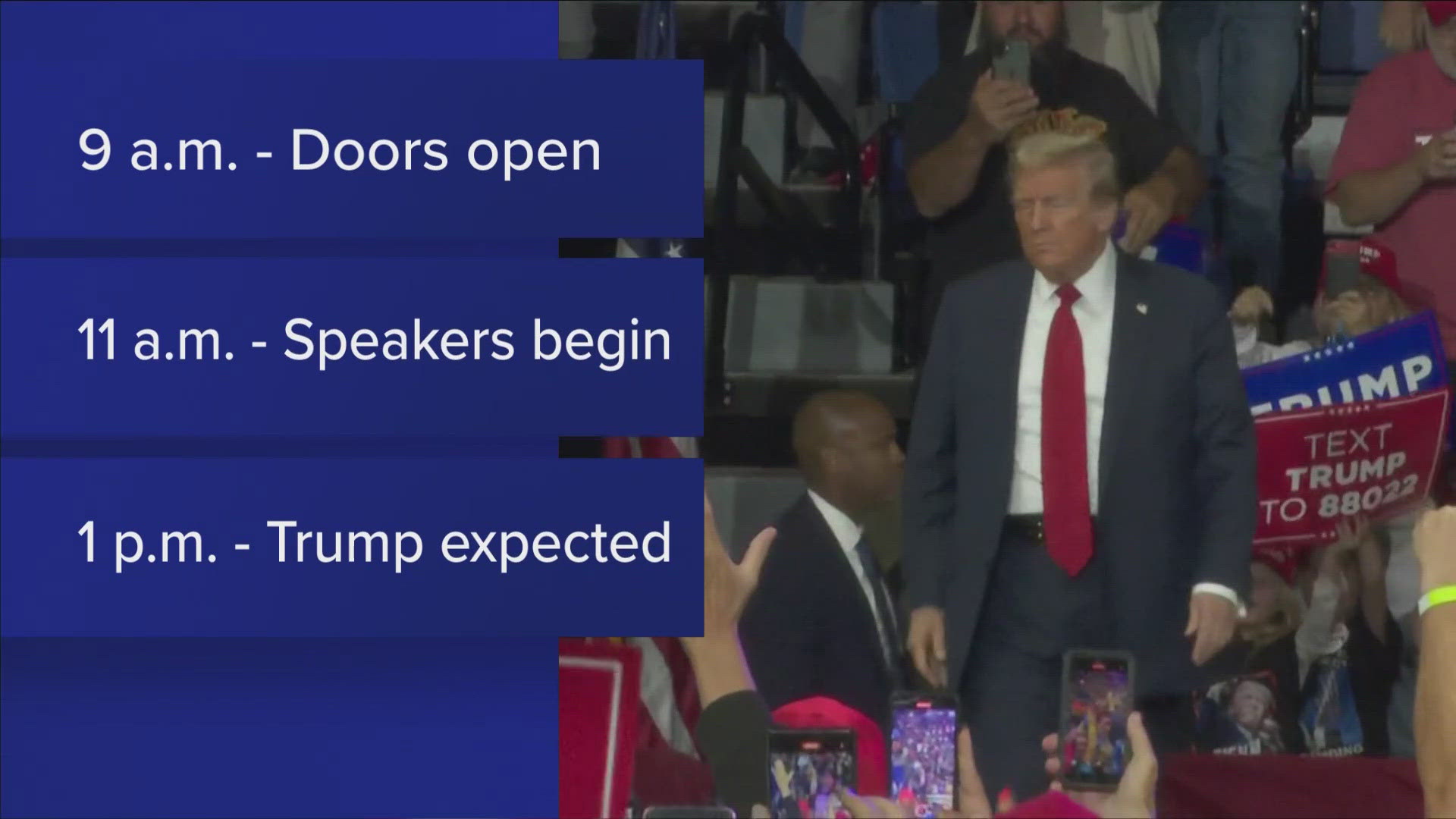 The Republican presidential candidate will come to Colorado’s third largest city, which Trump has falsely claimed has been taken over by a Venezuelan gang.