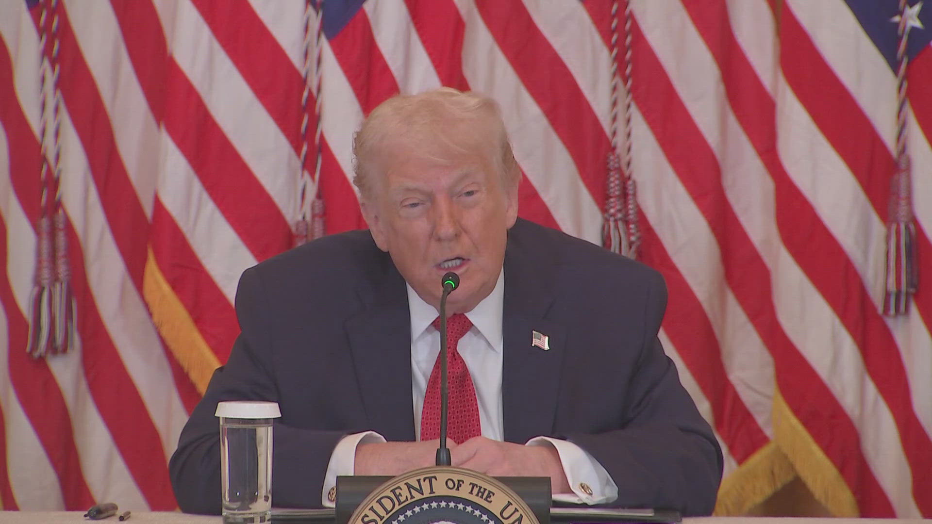 Trump says he may punish countries with tariffs if they don’t back the ...