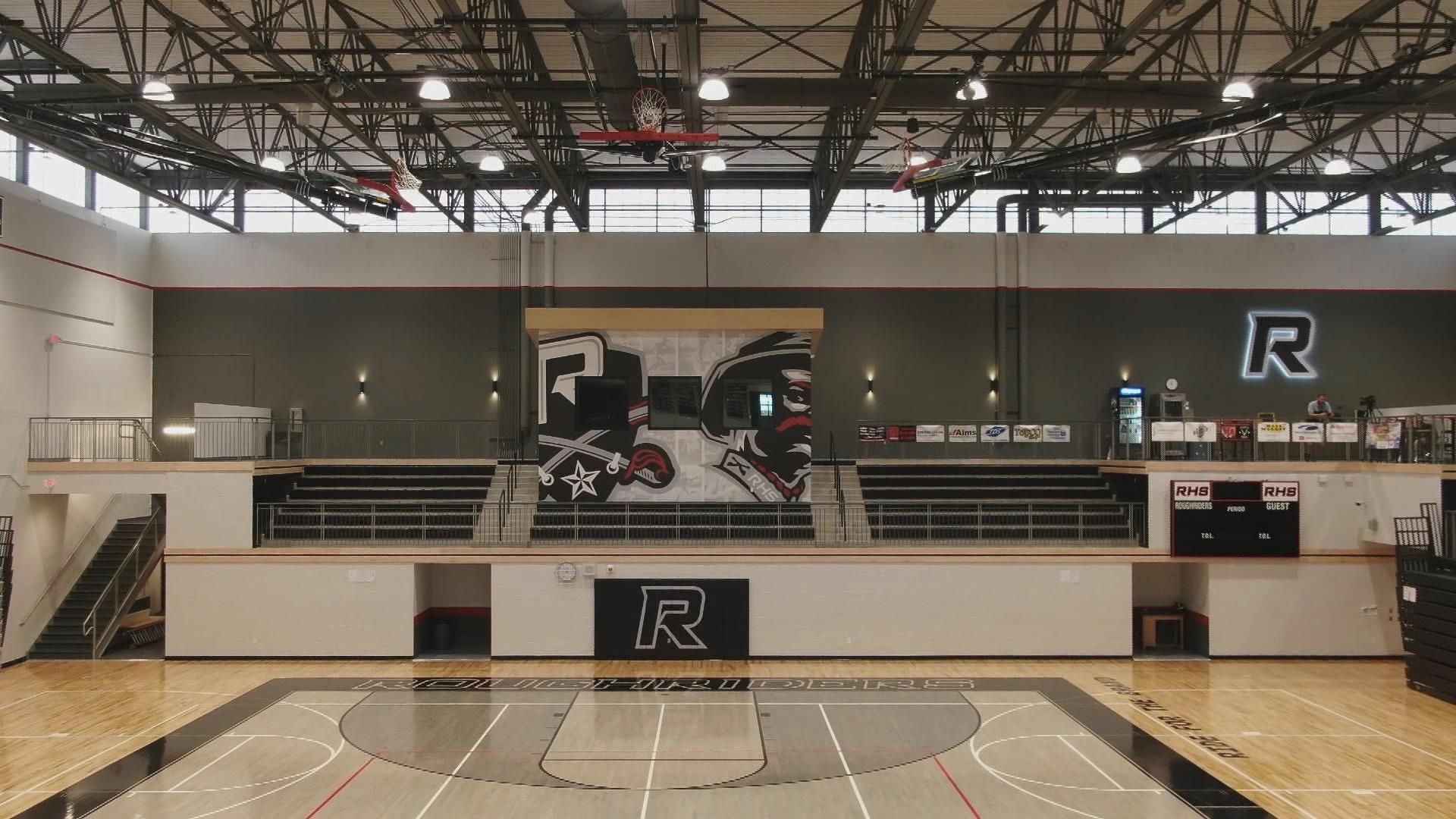The Roughriders boast state-of-the-art athletic facilities at their new high school.