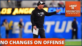 Hackett noted that due to their short week and travel to London, the Broncos offense will remain status quo.