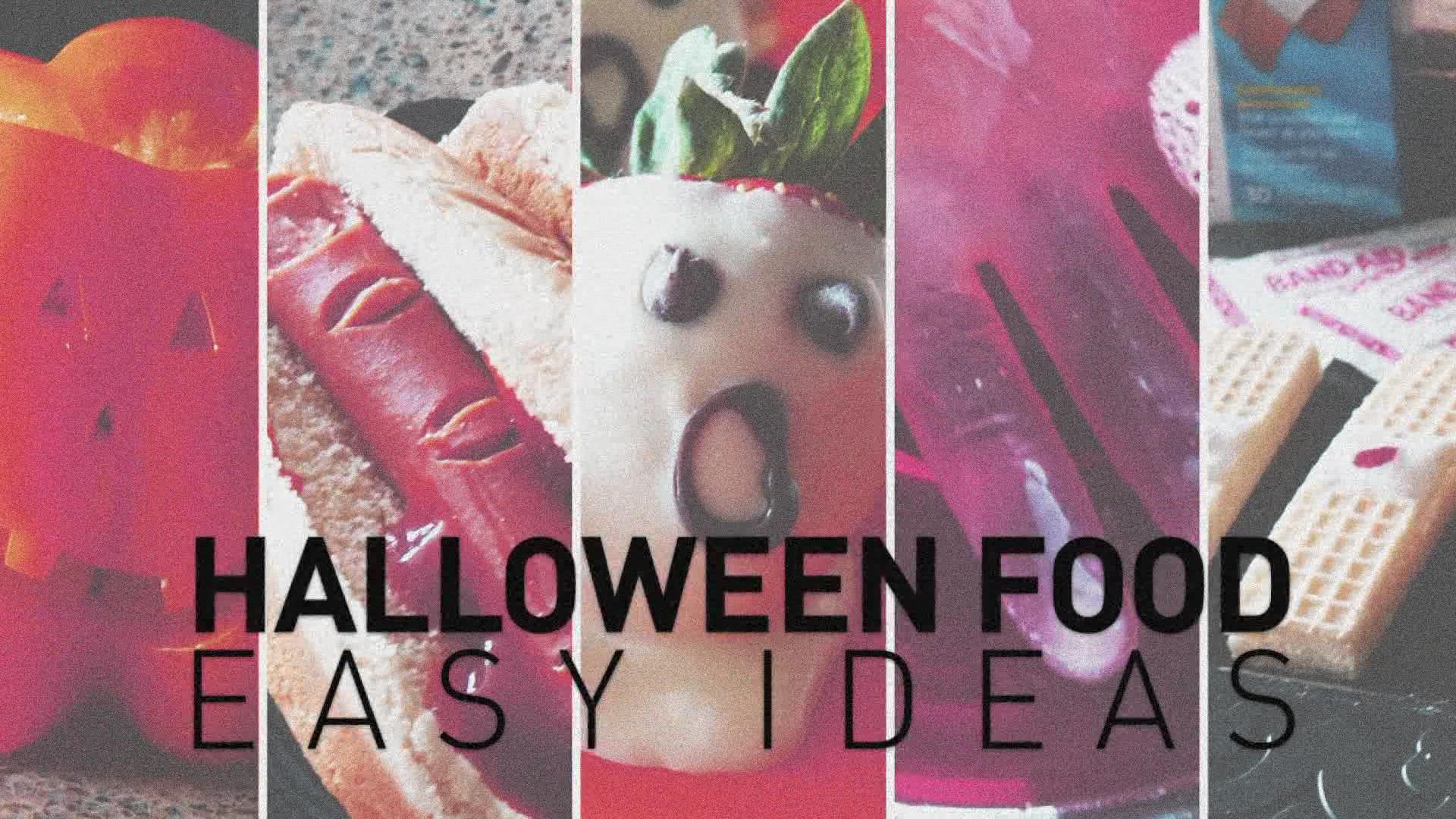 Ideas for easy Halloween food you can make for your next party!